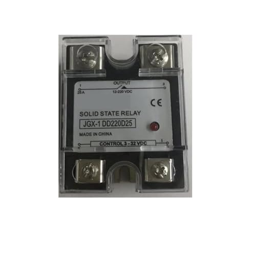 SSR-25DD Halbleiterrelais Eingangsspannung 3–32 V bis Ausgangsspannung 5–60 V AC 10 A-SSR for Kühlkörper SSR-25DD Halbleiterrelais Eingangsspannung 3–32 V bis Ausgangsspannung 5–60 V AC 10 A-SSR for Kühlkörper von QAVLXIE