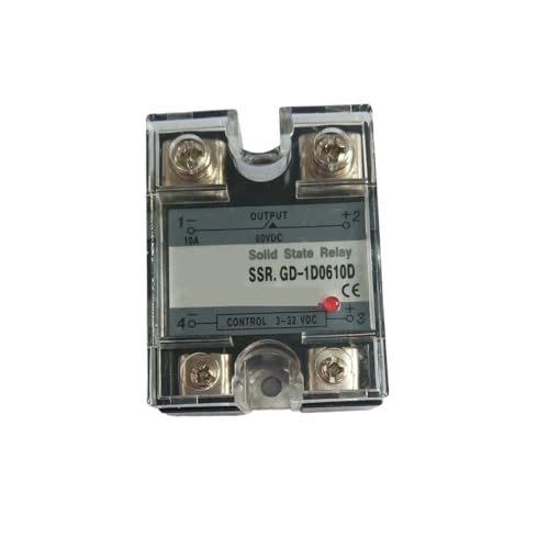 SSR-GD-1D0610D, Nennstrom 10 A, 3–32 V, einphasiger SSR-Halbleiterrelais-Spannungsregler(40DD) von QAVLXIE