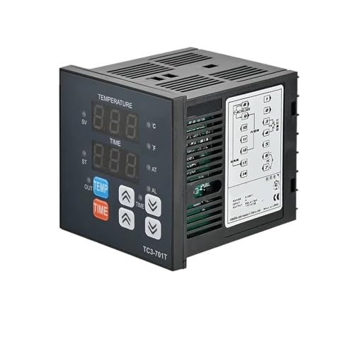 TC3-401T PID-Temperaturregler Timer-Thermometer-Relais K-Typ 400 ℃ AC100~220 V(TC3-701T) von QAVLXIE