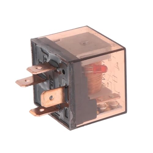 Wasserdichtes Kfz-Relais 12 V/24 V 80A 4Pin/5Pin SPDT Auto-Steuergerät Auto-Relais(12V 4PIN 80A) von QAVLXIE