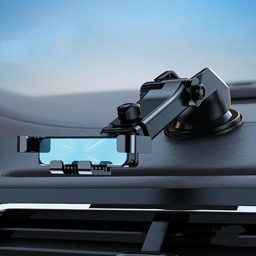 QAYOBN Auto Handyhalterung, für VW PassatDrehbar einstellbar Rutschfestes Car Innenraum Zubehör EIN-Knopf-Release Smartphone Halterung Zubehör,F von QAYOBN