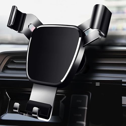 QAYOBN Auto Handyhalterung, für Volkswagen Tiguan (2017-2024) Drehbar einstellbar Rutschfestes Car Innenraum Zubehör EIN-Knopf-Release Smartphone Halterung Zubehör,A von QAYOBN