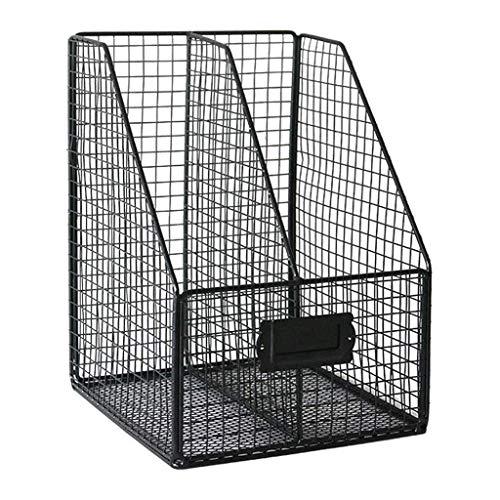 QBGJDOGE Büro-Organizer, Trennwände, Rahmen, Aktenregal, Metallgeflecht, Organisation von Aktenordnern, Aufbewahrungs-Organizer, vertikaler Ordnerrahmen for Notizbücher, Umschläge, Zeitschriften for H QBGJDOGE Büro-Organizer, Trennwände, Rahmen, Aktenregal, Metallgeflecht, Organisation von Aktenordnern, Aufbewahrungs-Organizer, vertikaler Ordnerrahmen for Notizbücher, Umschläge, Zeitschriften for H von QBGJDOGE