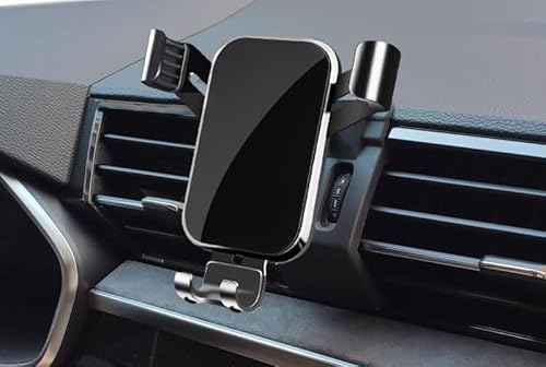 Handyhalterung Auto für Audi Q3 2019 2020 2021 2022 2023, Kfz Handyhalterung Auto Lüftung Halter, 360° Drehbar Handy Halterung, Stabil Smartphone Halterung Auto Zubehör,A Black von QCHIAN