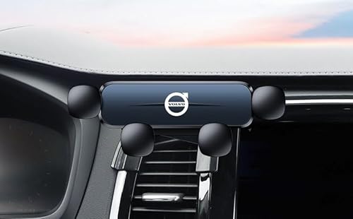 QCHIAN Handyhalterung Auto für Volvo XC90 2015 2016 2017 2018 2019 2020 2021 2022, Kfz Handyhalterung Auto Lüftung Halter, 360° Drehbar Handy Halterung, Stabil Smartphone Halterung Auto Zubehör,B von QCHIAN