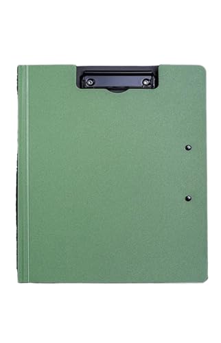 Niedliche Klemmbretter Board Clips, 2PCS A4 Datei Ordner Schreiben Pad Memo Clip Bord Doppel Clips Organizer for Unternehmen(Green) von QCKNKMGG