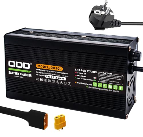 QDD Akku-Ladegerät 84 V 5 A für Elektromotorrad, Lithium-Akku-Pack 72 V 20S, Universal-Schnellladegerät für Elektromotor, Motorrad, XT60-Anschluss von QDD