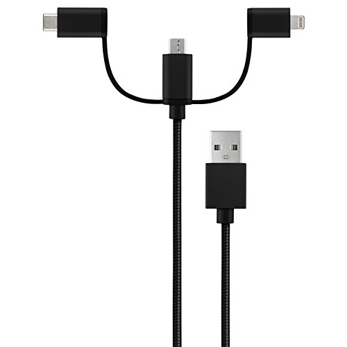 Qdos-Kabel 3 in 2 Schwarz von QDOS