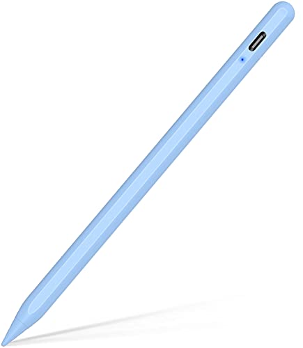 Pencil 2. Generation, Pencil für iPad Mit Magnetisches Kabellos Palm Rejection Neigung Stift für iPad 6/7/8/9/10, Mini 5/6, Air 3/4/5, Pro 11" 1/2/3/4 12.9" 3/4/5/6, Blue von QDSYLQ