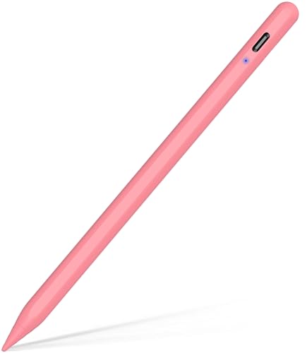 Pencil 2. Generation, Pencil für iPad Mit Magnetisches Kabellos Palm Rejection Neigung Stift für iPad 6/7/8/9/10, Mini 5/6, Air 3/4/5, Pro 11" 1/2/3/4 12.9" 3/4/5/6, Magenta von QDSYLQ