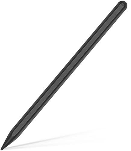 Pencil 2. Generation, Pencil für iPad Mit Magnetisches Kabellos Palm Rejection Neigung Stift für iPad 6/7/8/9/10, Mini 5/6, Air 3/4/5, Pro 11" 1/2/3/4 12.9" 3/4/5/6, Schwarz von QDSYLQ