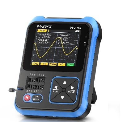 QDTimes Oscilloscope FNIRSI DSO-TC3 Digital Oscilloscope Transistor Tester Function Signal Generator 3 in 1 Multifunction Electronic Component Tester (DSO-TC3 With P6100) von QDTimes