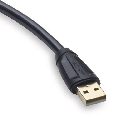 QED Performance USB Kabel A auf B (5m) Graphite von QED
