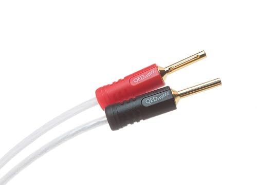 QED Performance XT25 Kabel für Diffusoren, 3 m, X-Tube-Technologie mit Bananen von QED