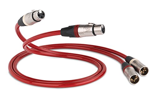 QED QE3280 Reference Evolution Audio-40 Kabel, 0.6m Rot von QED