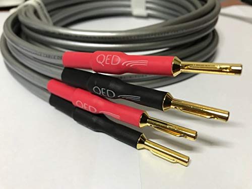 QED XT40i Lautsprecherkabel mit X-Tube-Technologie, 2 m, 2 m von QED