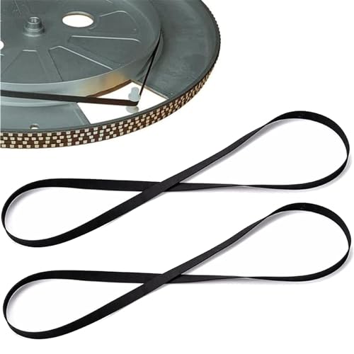 Belt Antriebsriemen, Riemen für Plattenspieler, Plattenspieler-Gürtel, Phonograph Ersatzgürtel, Ersatzriemen für Plattenspieler, Plattenspieler Gummiband, Recorder Riemen Teile, 270mm, 2 Stück von QEEROYO