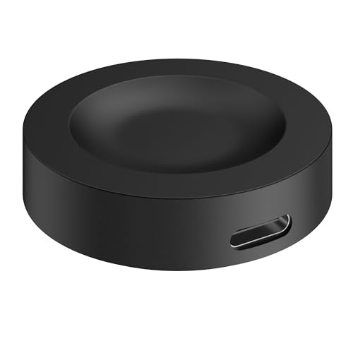 QEINZOY Ladegerät für Huawei Watch GT 5/GT 5 Pro/GT 4/GT 3/GT 3 Pro/GT 3 SE/GT Runner, HUAWEI Watch 4/Watch 3/D2/Ultimate, USB C Magnetisches Ladegerät Tragbare Ladestation (Ohne Kabel), Schwarz von QEINZOY