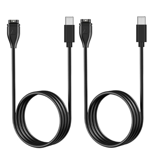 USB-C-Ladegerät, kompatibel mit Garmin Approach S40/S42/S12/S60/S62/S70, Instinct/Instinct 2/Epix/Epix Pro, Fenix 7/7s/7X/7 Pro/6/6s/6X/6 Pro/5/5 Plus/5s Plus/5X Plus Ladekabel, 1 m, 2 Stück USB-C-Ladegerät, kompatibel mit Garmin Approach S40/S42/S12/S60/S62/S70, Instinct/Instinct 2/Epix/Epix Pro, Fenix 7/7s/7X/7 Pro/6/6s/6X/6 Pro/5/5 Plus/5s Plus/5X Plus Ladekabel, 1 m, 2 Stück von QEINZOY