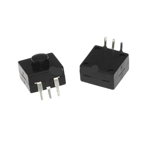 DC 30V 1A 3Pin Schwarz Mini Push Button Switch for Elektrische Taschenlampe 3P Gebogene 2 Auf 1 Aus Taschenlampe Switchs 1Pcs DC 30V 1A 3Pin Schwarz Mini Push Button Switch for Elektrische Taschenlampe 3P Gebogene 2 Auf 1 Aus Taschenlampe Switchs 1Pcs von QEJBQKWU