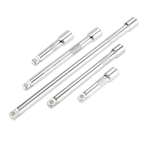 QEJBQKWU Steckschlüssel-Verlängerungsstange, 50/75/100/125/150/250 mm, 1 Stück (1-4, 4 Zoll - 100 mm) von QEJBQKWU