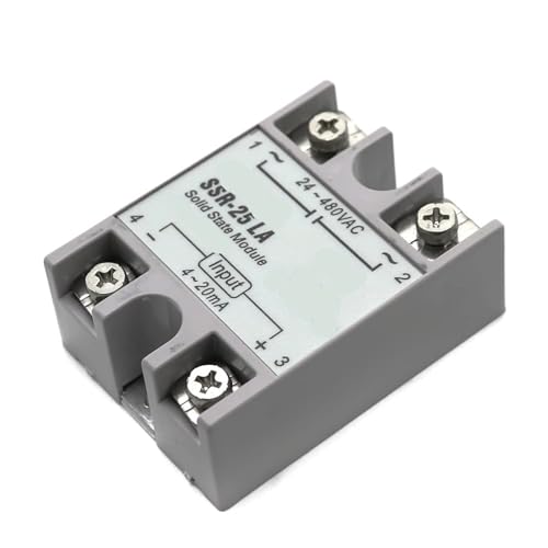 SSR Halbleiterrelais Stromtyp Regler Spannungsregler AC24-480V Ausgang 4-20mA Eingang 1St(SSR-25LA) von QEJBQKWU