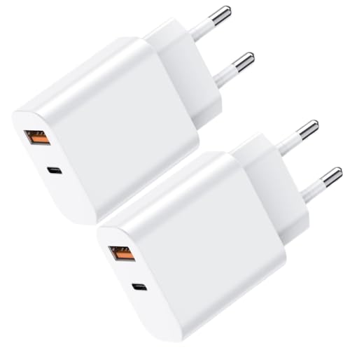 (2er Pack) 20W USB C Ladegerät für Samsung Galaxy A55 A54 A53 A52s A42 A35 A34 A33 A23 A15 A14 A13 A05s A04s S24 S23 S22 S21 S20 Ultra Plus FE, Z Fold 6/5, Z Flip5/6, USB C Schnellladegerät Netzteil (2er Pack) 20W USB C Ladegerät für Samsung Galaxy A55 A54 A53 A52s A42 A35 A34 A33 A23 A15 A14 A13 A05s A04s S24 S23 S22 S21 S20 Ultra Plus FE, Z Fold 6/5, Z Flip5/6, USB C Schnellladegerät Netzteil von QENEQ