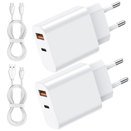 USB C Ladegerät 20W und C to L Ladekabel Schnellladekabel 2Port Stecker Adapter mit USB-C und USB-A Schnellladen Charger für iPhone 16 15 14 Pro Max 13 12 Schnellladegerät USB C Ladegerät 20W und C to L Ladekabel Schnellladekabel 2Port Stecker Adapter mit USB-C und USB-A Schnellladen Charger für iPhone 16 15 14 Pro Max 13 12 Schnellladegerät von QENEQ
