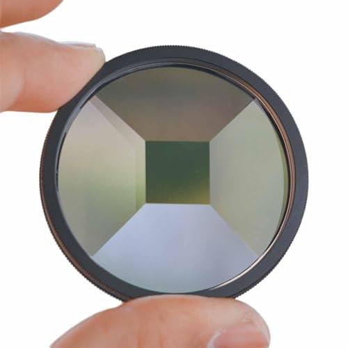 49 mm Kaleidoskop-Spezialeffekt-Kamerafilter, buntes Prismenobjektiv für 50/55 Objektiv, DSLR 1.8, Zubehör, Fotografie von QEOTOH