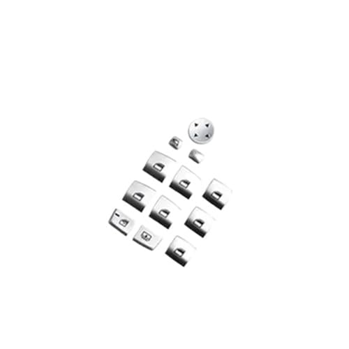 Fensterheber Schalter For F10 F07 F06 F12 F13 F01 F02 F20 F30 F32 Accessories Chrome ABS Car Interior Buttons Sequins Decoration Cover Trim Decals Taste Power Fenster(Style C-2) von QGBKLZNZHP