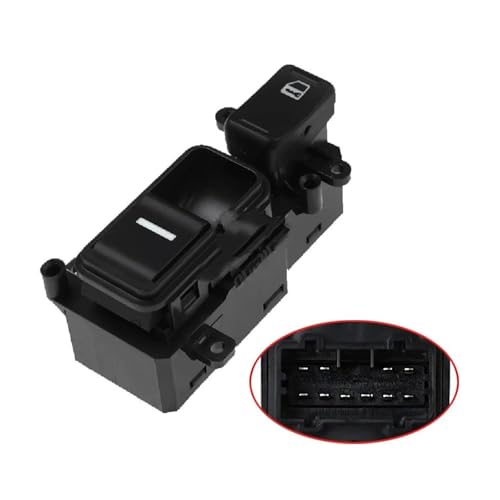 Fensterheber Schalter Für Accord 2005 2006 2007 35750-SDA-H12 Zubehör Links Fahrer Passagier Power Fenster Control Schalter Glas Heber Taste Taste Power Fenster(Master Switch) von QGBKLZNZHP