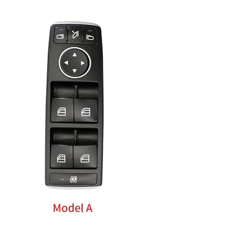 Fensterheber Schalter Für Benz W204 W212 W207 X204 Für CE GLK Klasse C200 E300 2049055402 Auto Elektrische Power Master Fenster Schalter Ersatz Taste Power Fenster(Model A) von QGBKLZNZHP