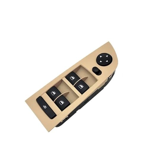 Fensterheber Schalter Für E90 E91 Für 3 Serie 318 320 323 325 328 330 335 2005-2011 Auto elektrische Power Master Fenster Schalter Ersatz Zubehör Taste Power Fenster(Model A Beige) von QGBKLZNZHP