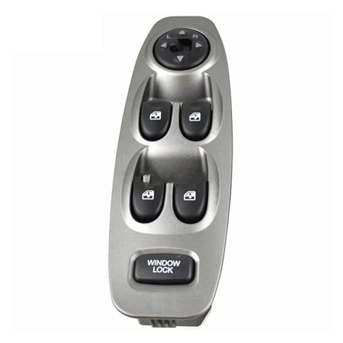 Fensterheber Schalter Für Hyundai Für Accent 2000 2001 2002 2003 2004 2005 9357025000YN Silber POWER FENSTERSCHALTER LINKE Seite Ohne Elektrische Taste Taste Power Fenster(With Rearview Mirror) von QGBKLZNZHP