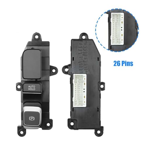 Fensterheber Schalter Für Hyundai Für Santa Fe DM 2013 2014 Für Santa Fe XL 2017 2018 2019 93310-2W200 Elektrische Parkbremse Schalter Auto Halten Taste Taste Power Fenster(93310-2W200) von QGBKLZNZHP