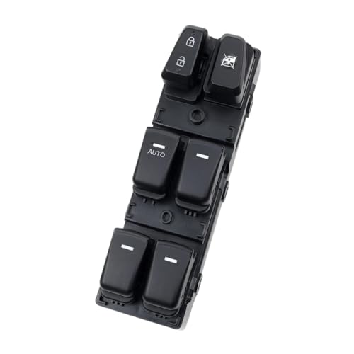 Fensterheber Schalter Für Hyundai Für Sonata 2011 2012 2013 2014 93570-3S000 93570-3S000RY Electric Power Fenster Master Control Schalter Konsole Taste Taste Power Fenster(Black) von QGBKLZNZHP