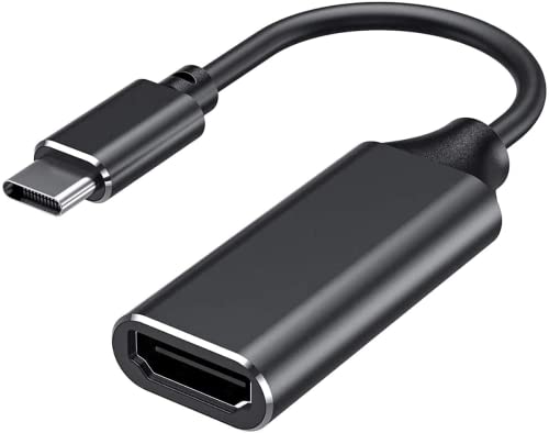USB C auf HDMI Adapter 4K für Mac OS, Typ-C auf HDMI Adapter [Thunderbolt 3], kompatibel mit MacBook Pro, Samsung Galaxy von QGECEN