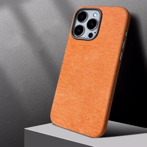 QGGNMGT Für iPhone 15 14 13 12 Pro Max Fashion Gold Handyhülle Magnetische stoßfeste Schutzhülle, orange, für iPhone 13 Pro QGGNMGT Für iPhone 15 14 13 12 Pro Max Fashion Gold Handyhülle Magnetische stoßfeste Schutzhülle, orange, für iPhone 13 Pro von QGGNMGT