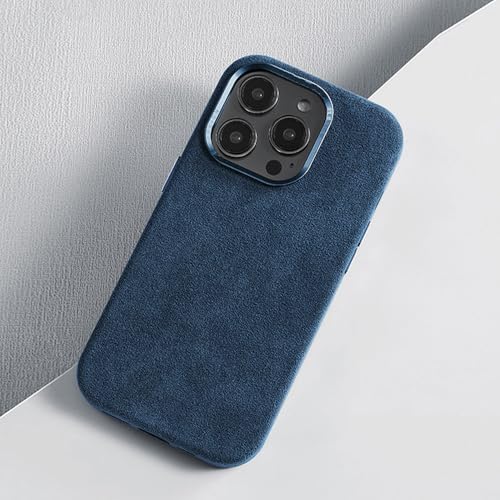 QGGNMGT Metallschutzhülle für iPhone 12 13 14 15 16 Pro Max, magnetische Anziehungskraft, hochwertige importierte Hülle, blau, für iPhone 15 Plus QGGNMGT Metallschutzhülle für iPhone 12 13 14 15 16 Pro Max, magnetische Anziehungskraft, hochwertige importierte Hülle, blau, für iPhone 15 Plus von QGGNMGT