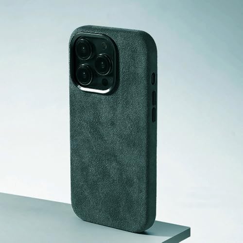 QGGNMGT Metallschutzhülle für iPhone 12 13 14 15 16 Pro Max, magnetische Anziehungskraft, hochwertige importierte Hülle, grün, für iPhone 16 Pro Max QGGNMGT Metallschutzhülle für iPhone 12 13 14 15 16 Pro Max, magnetische Anziehungskraft, hochwertige importierte Hülle, grün, für iPhone 16 Pro Max von QGGNMGT