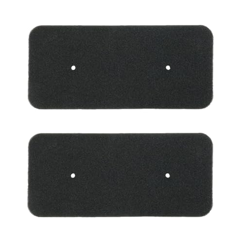 2 Stück Wäschetrockner-Schwammfilter: Trocknerfilter Ersatz für Hoover Candy 40006731 – Schaumstofffilter für Wärmepumpe und Kondensatortrockner – (275 x 125 x 10 mm) von QGH