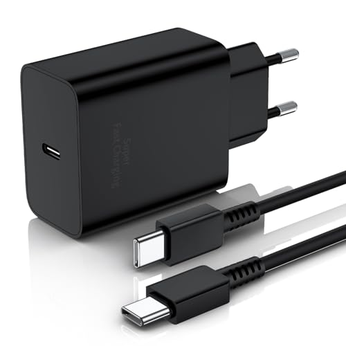 45W USB C Ladegerät Schnellladekabel für Samsung Galaxy S25 S24 S23 S22 S21 S20 fe Ultra S10 S9 S8 A55 A54 A53 A52 A51 A50 A34 A33,2M Typ C Ladekabel mit Netzteil Fast Charger Stecker Schnelladegerät 45W USB C Ladegerät Schnellladekabel für Samsung Galaxy S25 S24 S23 S22 S21 S20 fe Ultra S10 S9 S8 A55 A54 A53 A52 A51 A50 A34 A33,2M Typ C Ladekabel mit Netzteil Fast Charger Stecker Schnelladegerät von QGRHO