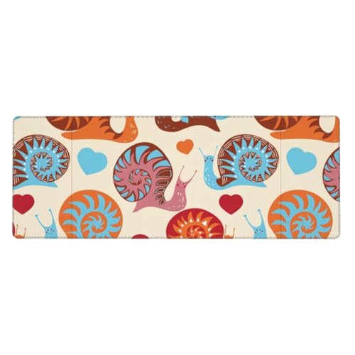 QGWDYYJQ Mauspad mit niedlichem Schneckenmotiv, 30 x 80 cm, Tastatur-Pad, Schreibtisch-Schutz-Pad QGWDYYJQ Mauspad mit niedlichem Schneckenmotiv, 30 x 80 cm, Tastatur-Pad, Schreibtisch-Schutz-Pad von QGWDYYJQ