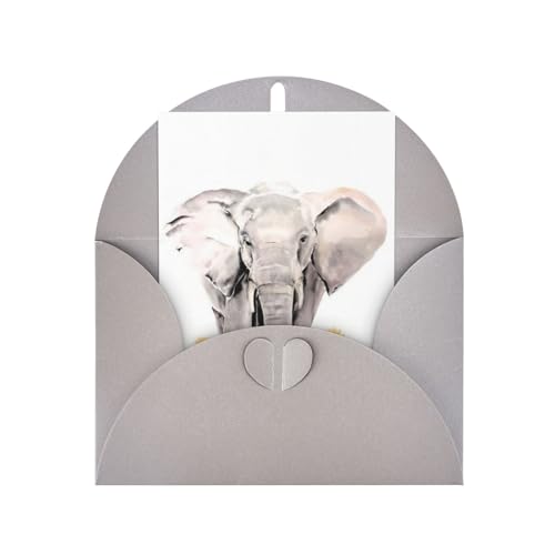 QGWDYYJQ Weihnachtskarte mit Elefant und Sonnenblume und Umschlag, Dankeskarte, Grußkarte für alle Anlässe QGWDYYJQ Weihnachtskarte mit Elefant und Sonnenblume und Umschlag, Dankeskarte, Grußkarte für alle Anlässe von QGWDYYJQ