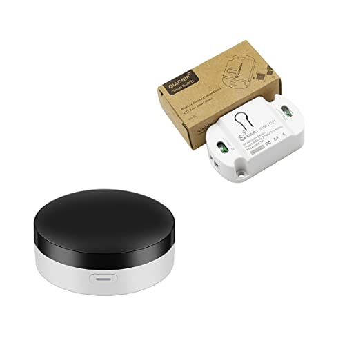 QIACHIP Bluetooth Gateway IR+RF Hub Universal-Fernbedienung,220V 5A Bluetooth Mesh Empfänger für Licht oder Haushaltsgeräte Schalter von QIACHIP