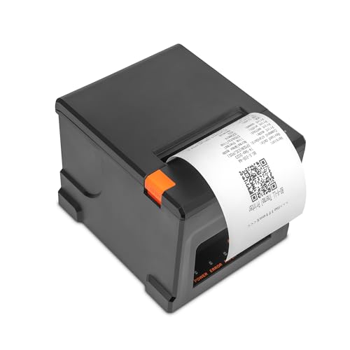 Yeyian Qian Thermo-Belegdrucker 80 mm POS POS Automatisches Schneiden ESC/POS | Geschwindigkeit 220 mm/s | Treiber Windows, MacOS, Linux | Wandhalterung | USB-Anschluss, LAN, Bluetooth von QIAN