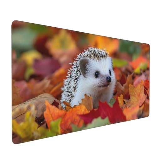 Igel Mauspad XXL 800x400x3 mm, Groß Gaming Mauspad Design Vernähte Kanten, Wetterfest Anti Rutsch Mousepad PC Laptop verbessert Präzision und Geschwindigkeit, für Home Office A-182 Igel Mauspad XXL 800x400x3 mm, Groß Gaming Mauspad Design Vernähte Kanten, Wetterfest Anti Rutsch Mousepad PC Laptop verbessert Präzision und Geschwindigkeit, für Home Office A-182 von QIANLUOO