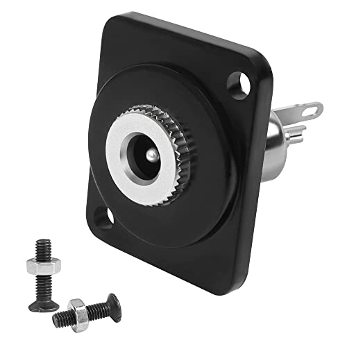 QIANRENON 5,5mm*2,1mm Panel Montage Adapter DC5.5 * 2.1mm Buchse auf 2Pin Lötanschluss Anschluss DC5521 Löten Buchse 50V3A, XLR Panel/D Panel Montage, für Sicherheitskamera Set-Top-Boxen LED Licht QIANRENON 5,5mm*2,1mm Panel Montage Adapter DC5.5 * 2.1mm Buchse auf 2Pin Lötanschluss Anschluss DC5521 Löten Buchse 50V3A, XLR Panel/D Panel Montage, für Sicherheitskamera Set-Top-Boxen LED Licht von QIANRENON