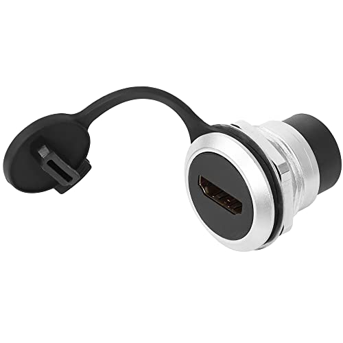 QIANRENON HDMI 2.0 Panel Threaded Fixed Mount Coupler Adapter HDMI Buchse auf Buchse Versenkte Panel Mount Anschluss 4K @ 60HZ, AntiLockerung Dichtung, staubdichte Abdeckung, für Armaturenbrett oder QIANRENON HDMI 2.0 Panel Threaded Fixed Mount Coupler Adapter HDMI Buchse auf Buchse Versenkte Panel Mount Anschluss 4K @ 60HZ, AntiLockerung Dichtung, staubdichte Abdeckung, für Armaturenbrett oder von QIANRENON