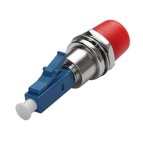 QIANRENON LC/UPC auf FC/UPC Hybrid Adapter Konverter SM 9/125μm LC Stecker auf FC Buchse Simplex Glasfaser Anschluss Koppler, für FTTH Patchcord Pigtail Optischer Leistungsmesser Rotlichtstift QIANRENON LC/UPC auf FC/UPC Hybrid Adapter Konverter SM 9/125μm LC Stecker auf FC Buchse Simplex Glasfaser Anschluss Koppler, für FTTH Patchcord Pigtail Optischer Leistungsmesser Rotlichtstift von QIANRENON